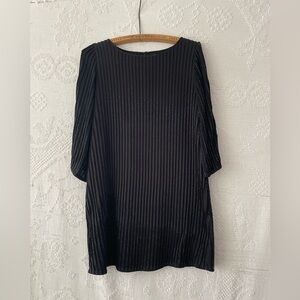 Alice + Olivia Luxurious Silk Black Beaded Dress